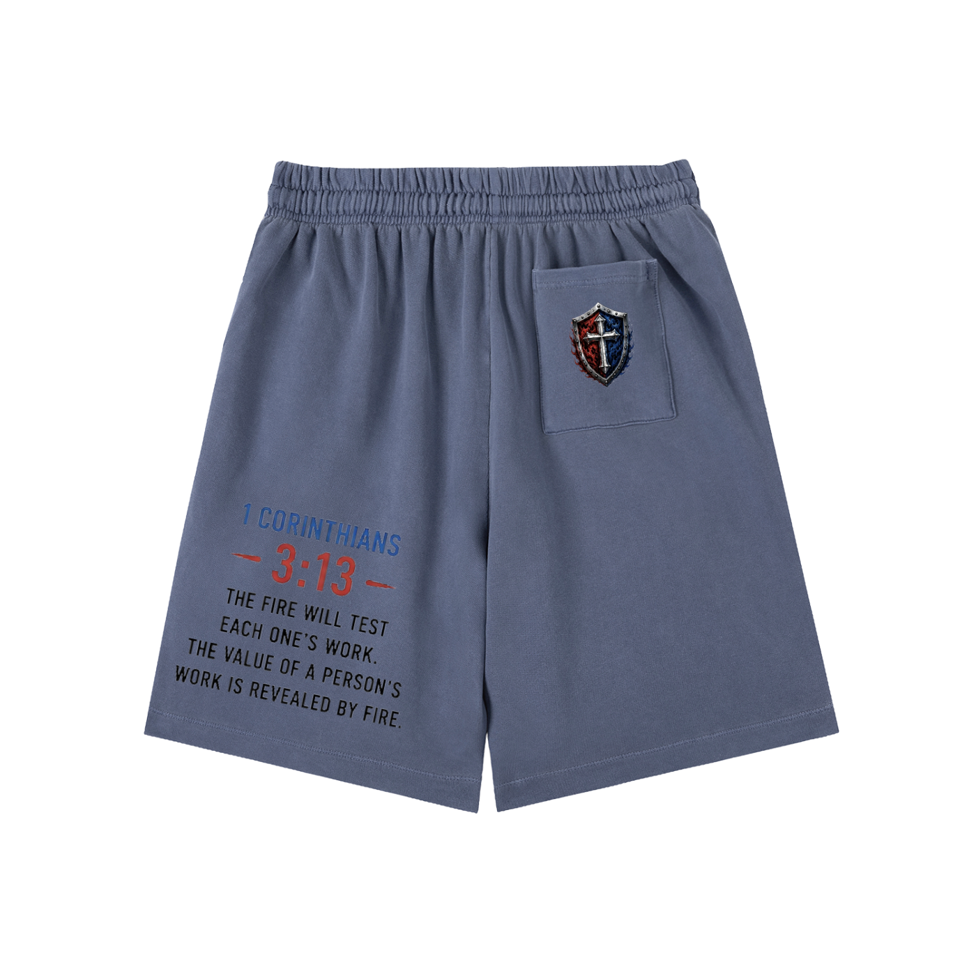 Vintage Wash Cotton Shorts by ODMPOD