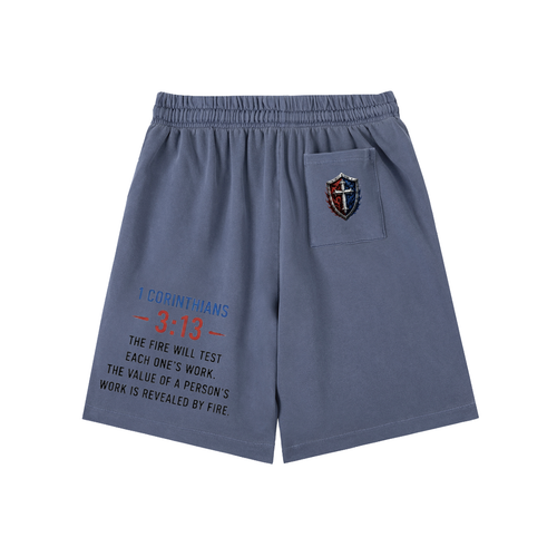 Vintage Wash Cotton Shorts by ODMPOD