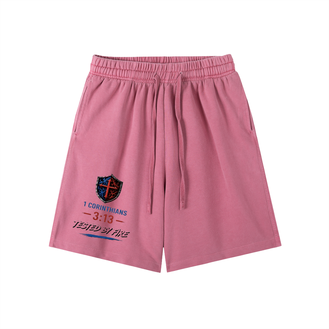 Vintage Wash Cotton Shorts by ODMPOD