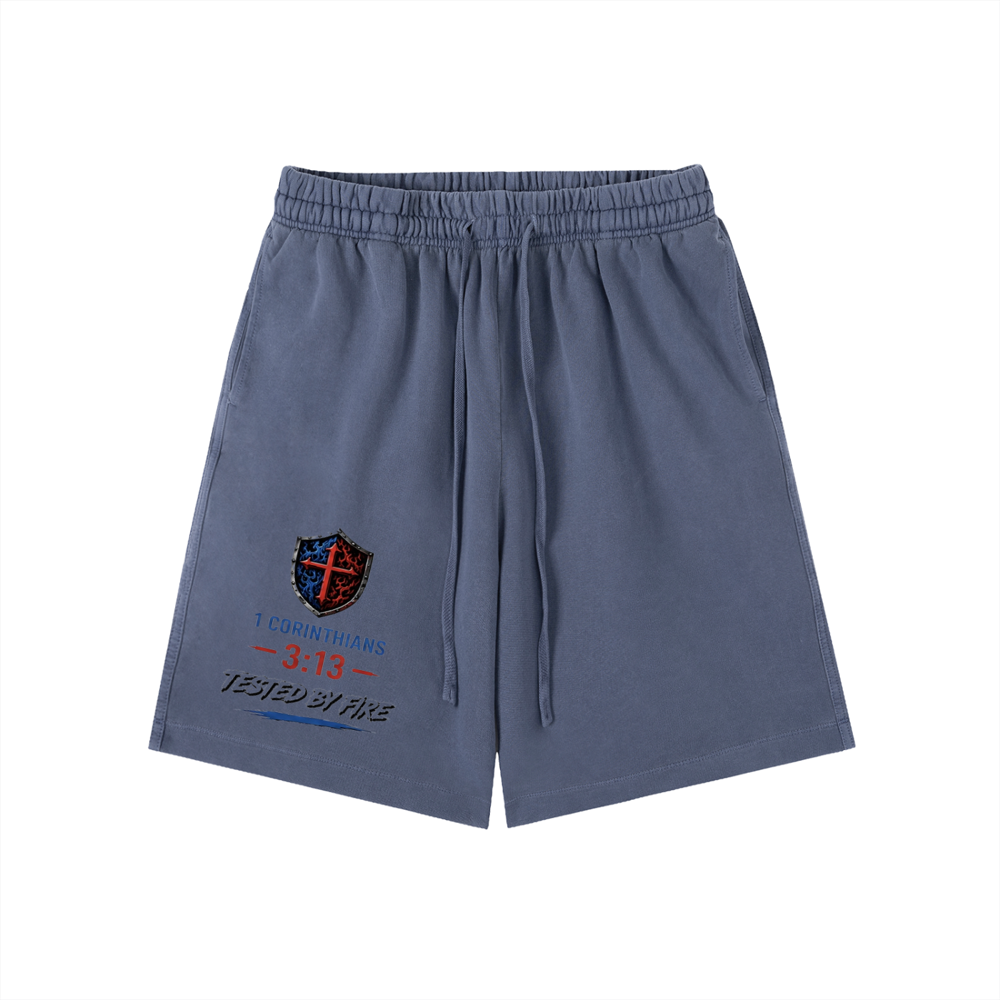 Vintage Wash Cotton Shorts by ODMPOD
