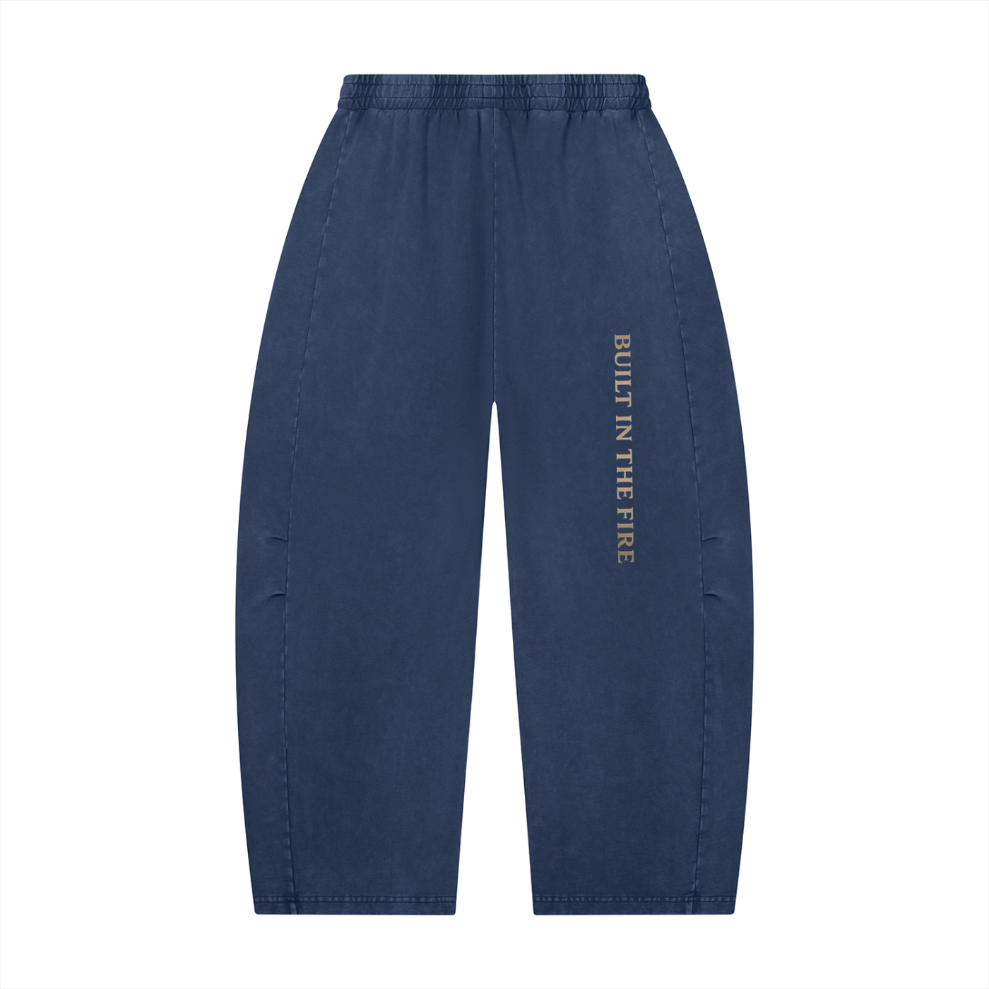 Unisex Mineral Wash Barrel Leg Pants