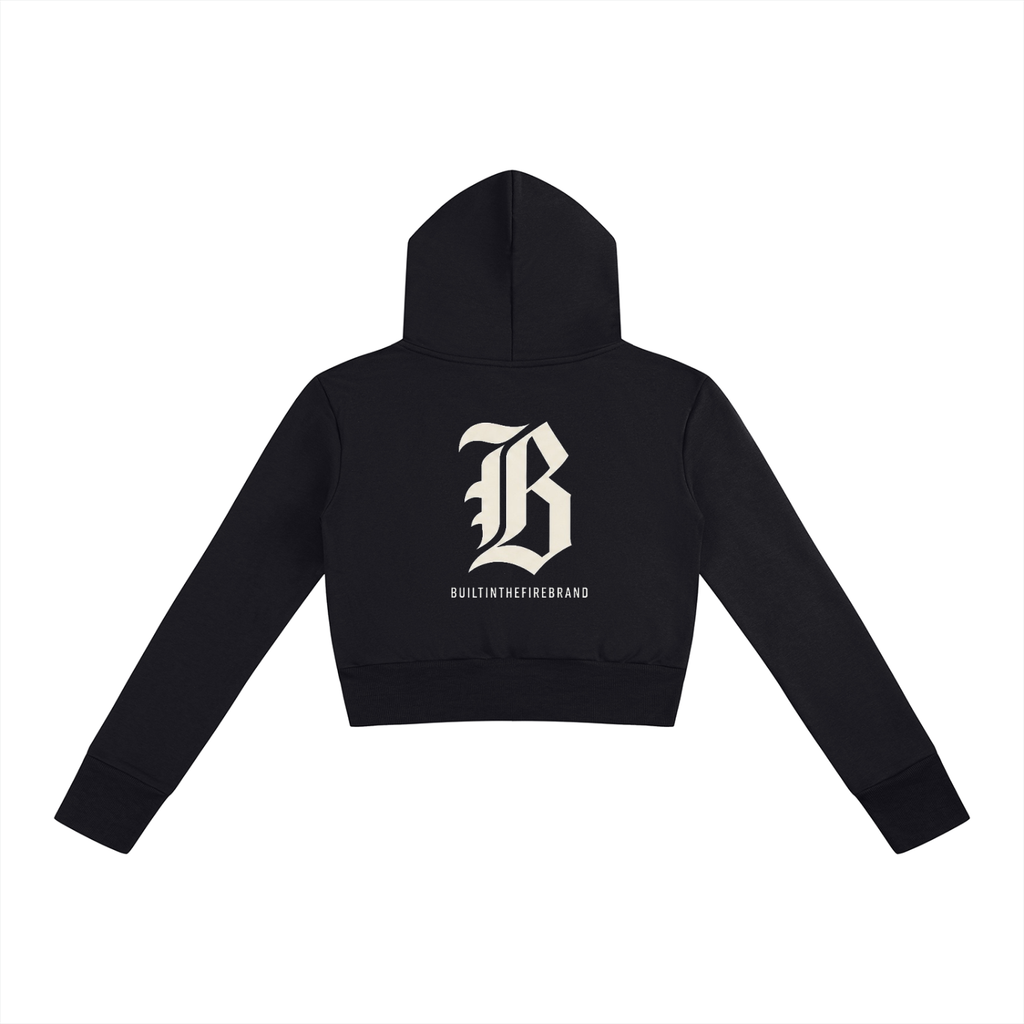 Der Built Crop Zip Hoodie