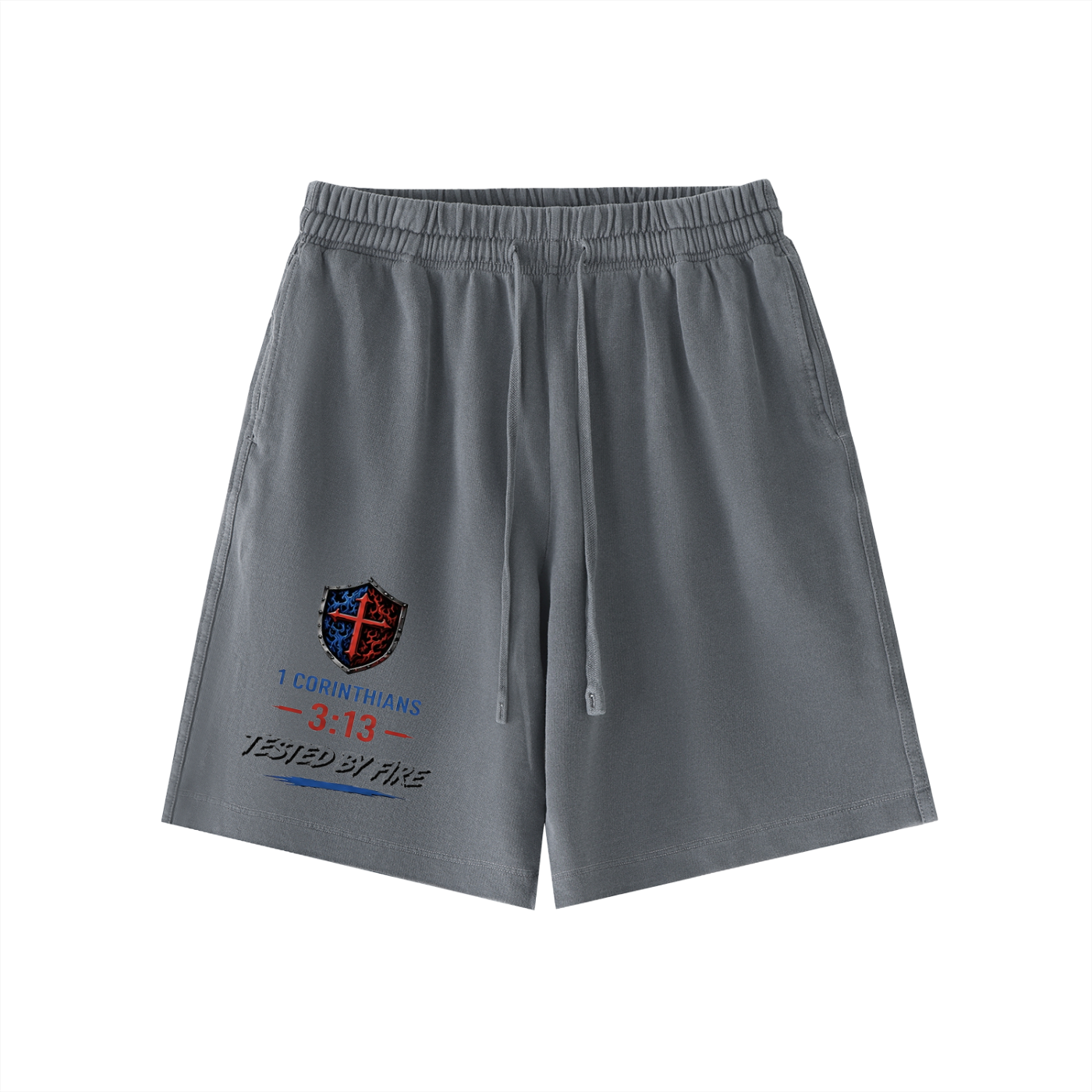 Vintage Wash Cotton Shorts by ODMPOD