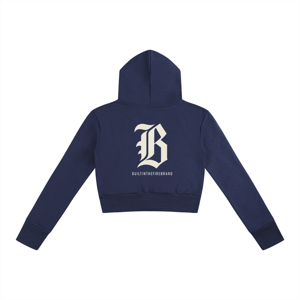 Der Built Crop Zip Hoodie