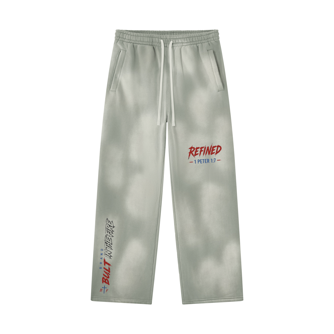 Unisex Sunfade Wide Leg Fleece Sweatpants by ODMPOD