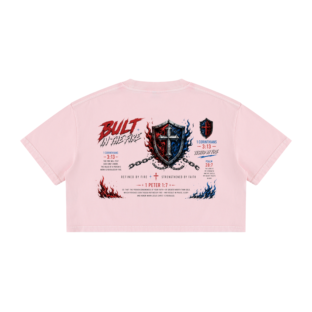 Refined by Fire Crop Tee