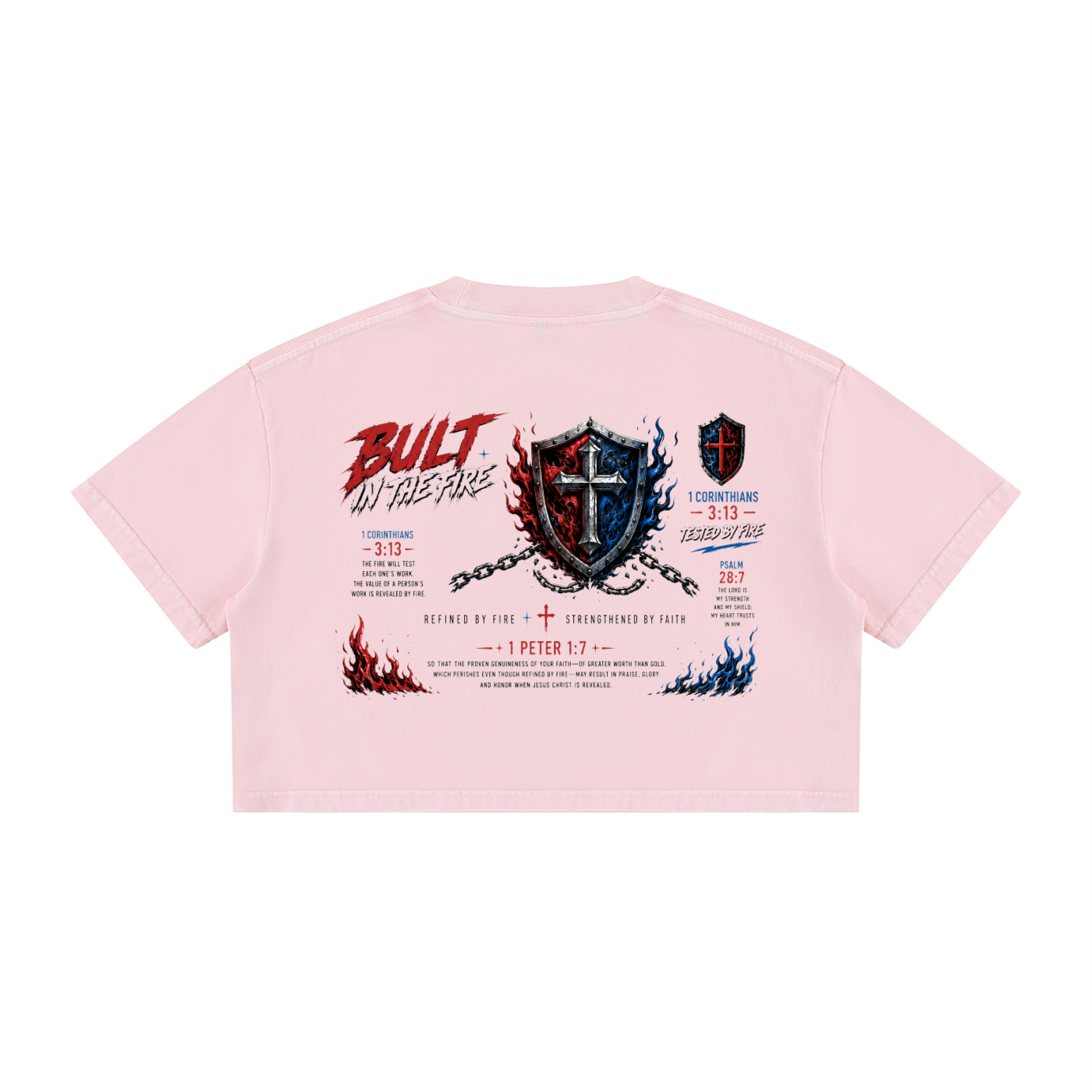 Refined by Fire Crop Tee