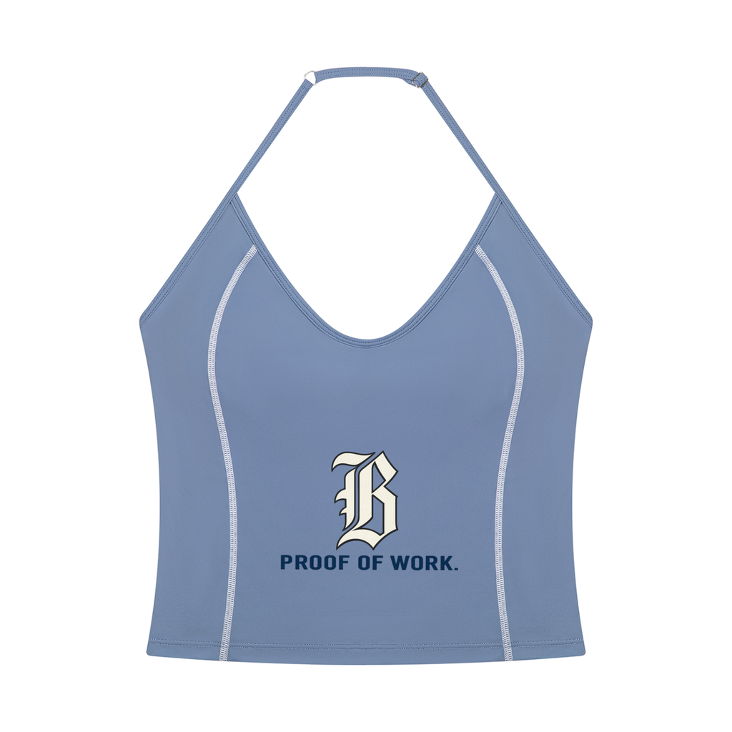 Women's Halter Neck Yoga Tank Top