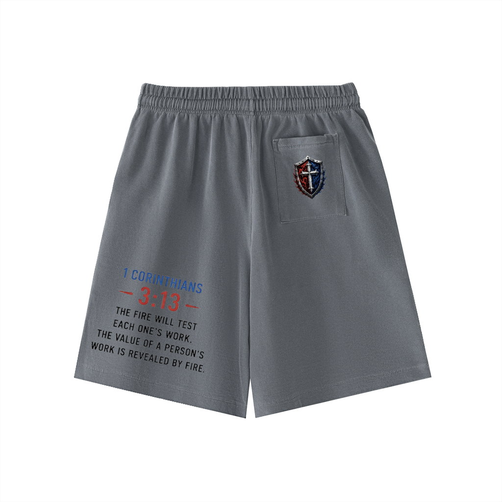 Vintage-Baumwollshorts (mit Waschung)