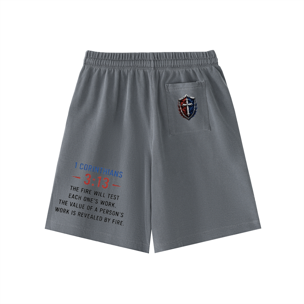 Vintage-Baumwollshorts (mit Waschung)