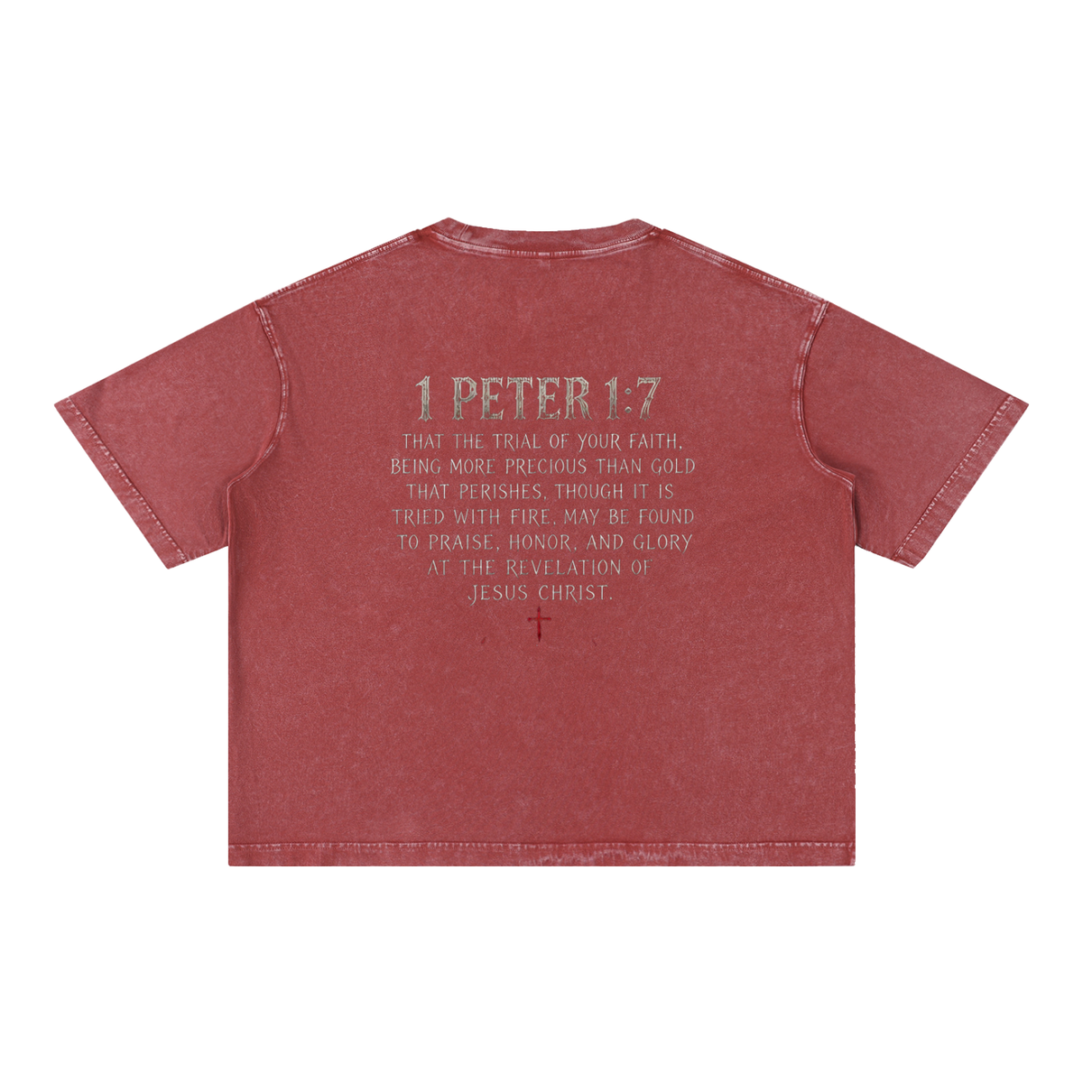 Mineral Wash Boxy Cotton T-Shirt
