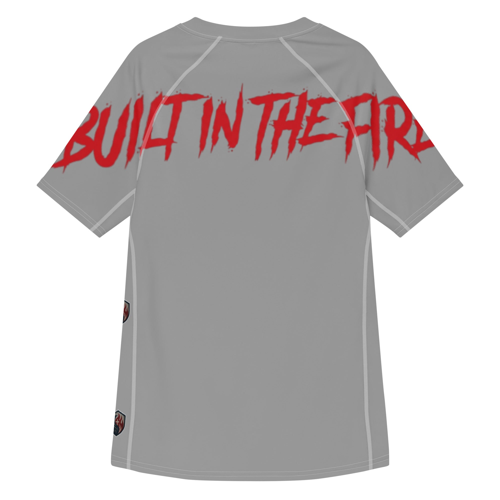 All-over print men’s rash guard by Builtinthefirebrand