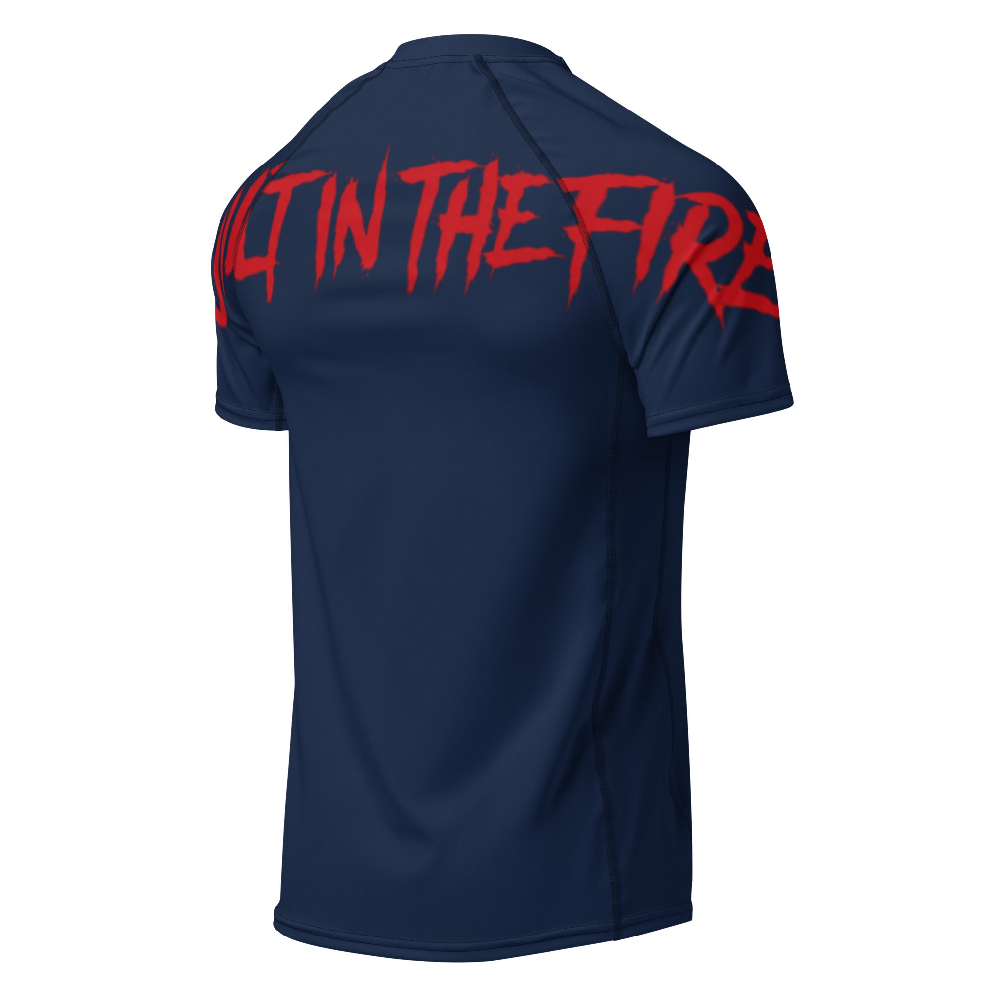All-over print men’s rash guard by Builtinthefirebrand