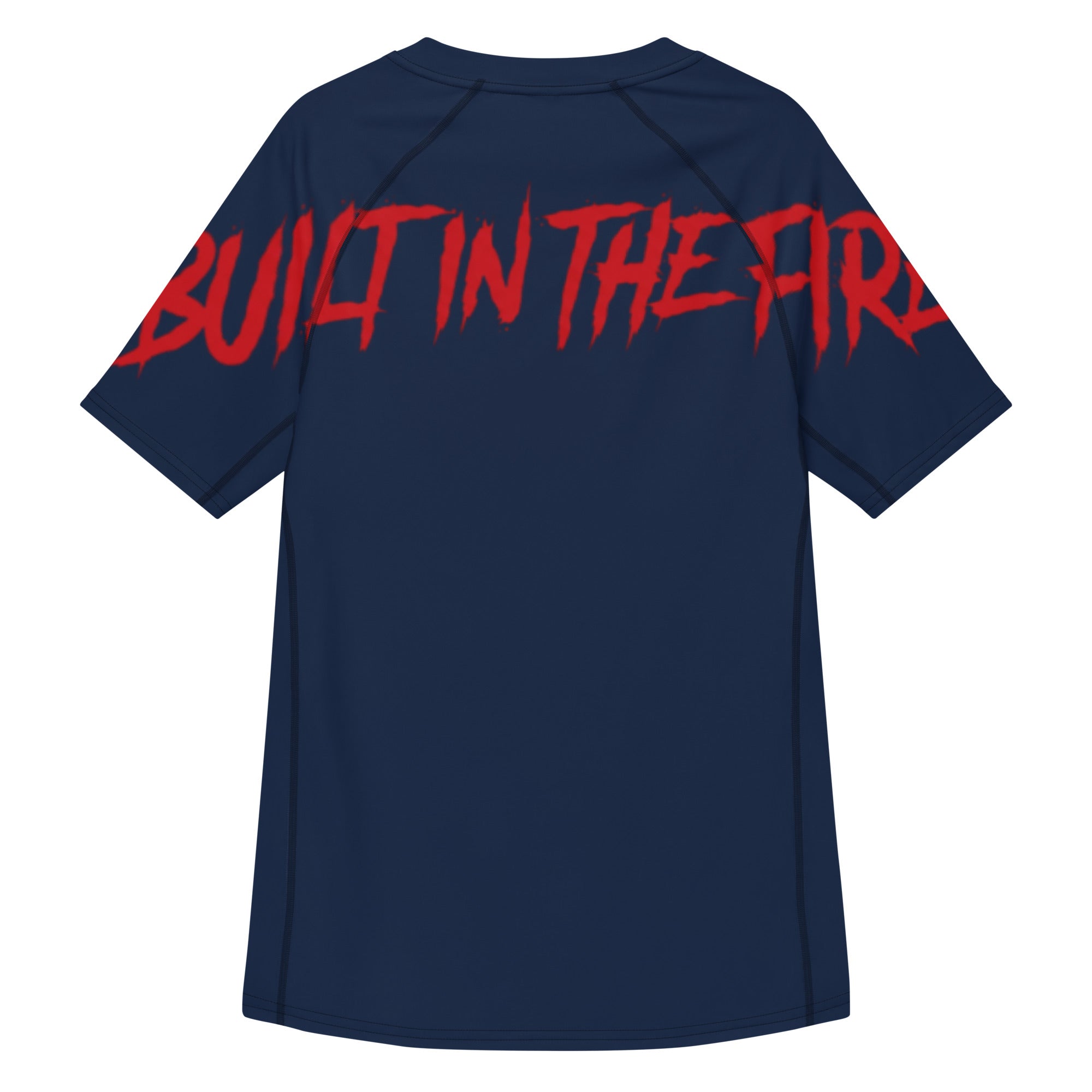 All-over print men’s rash guard by Builtinthefirebrand