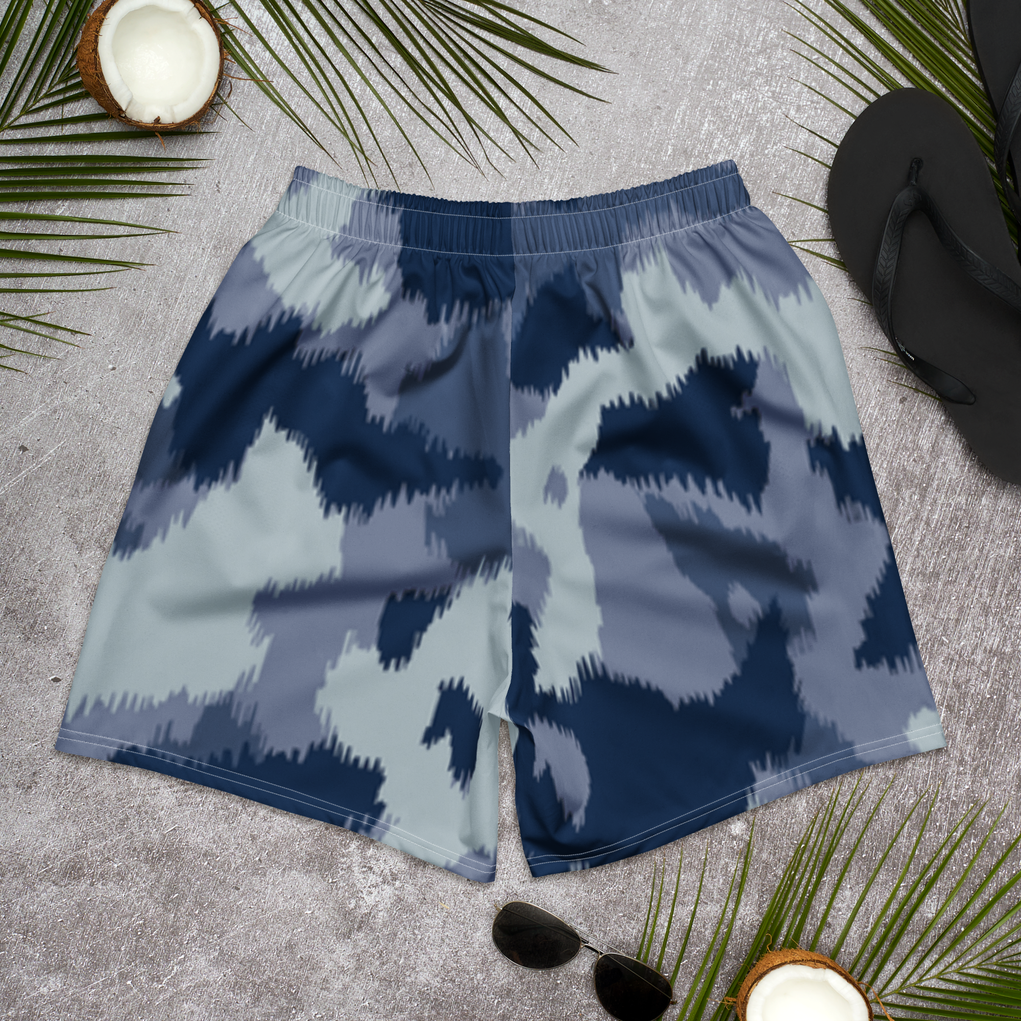 All-Over Print Unisex Athletic Long Shorts by Builtinthefirebrand