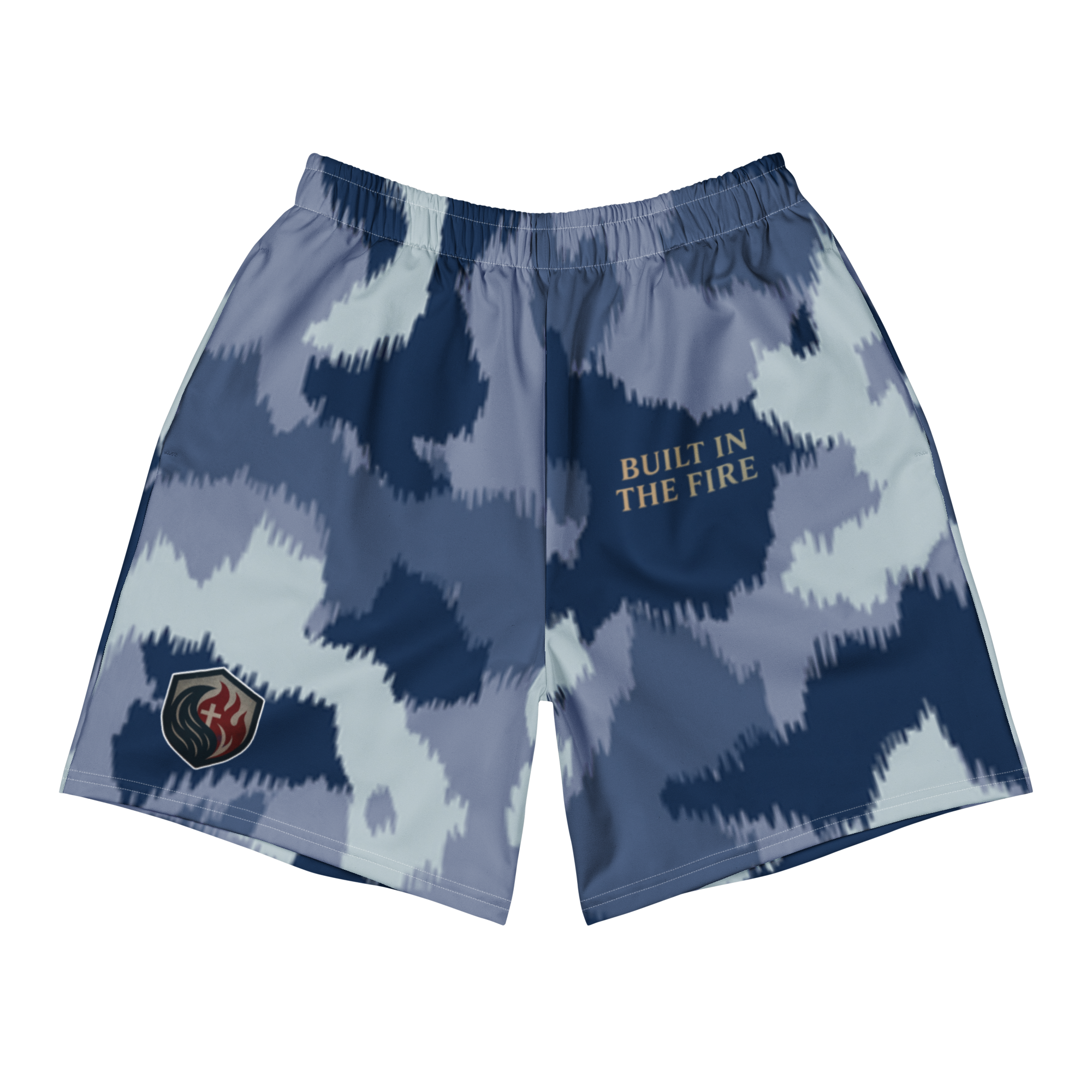 All-Over Print Unisex Athletic Long Shorts by Builtinthefirebrand