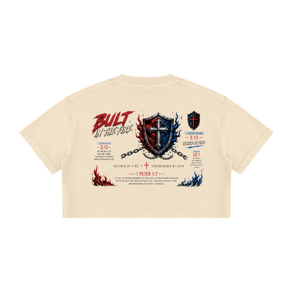 Refined by Fire Crop Tee