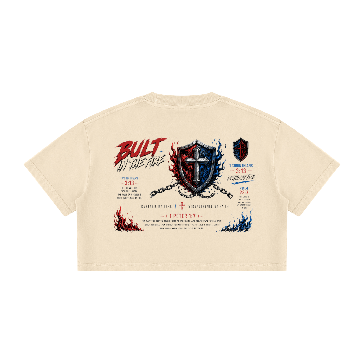 Refined by Fire Crop Tee