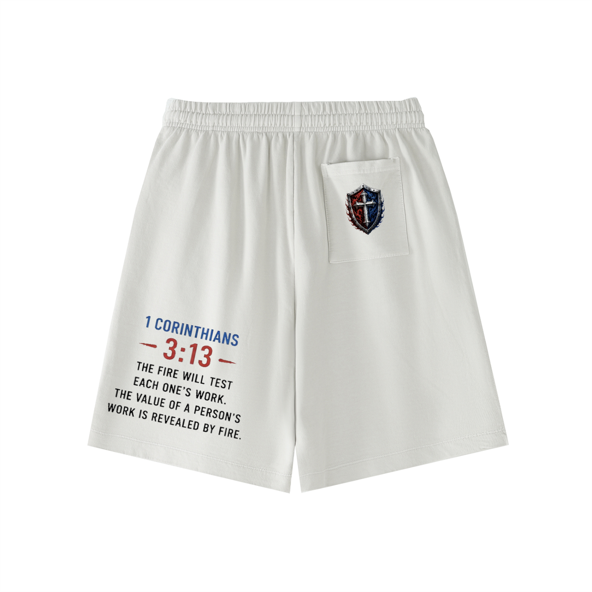 Vintage-Baumwollshorts (mit Waschung)