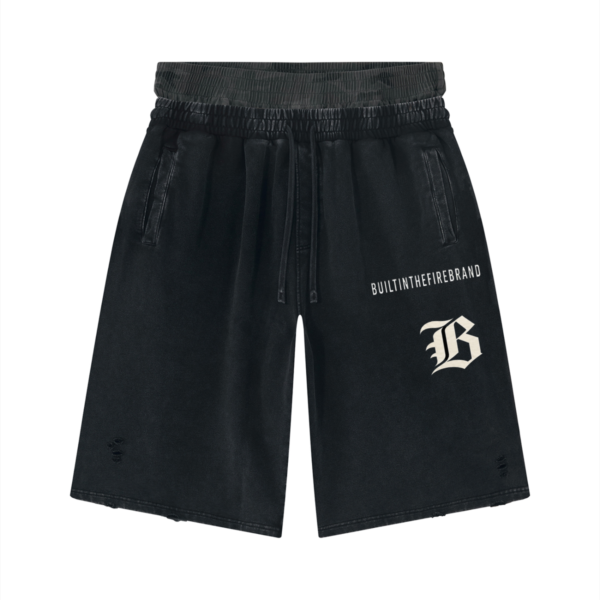 The Washed Wide-Leg Short