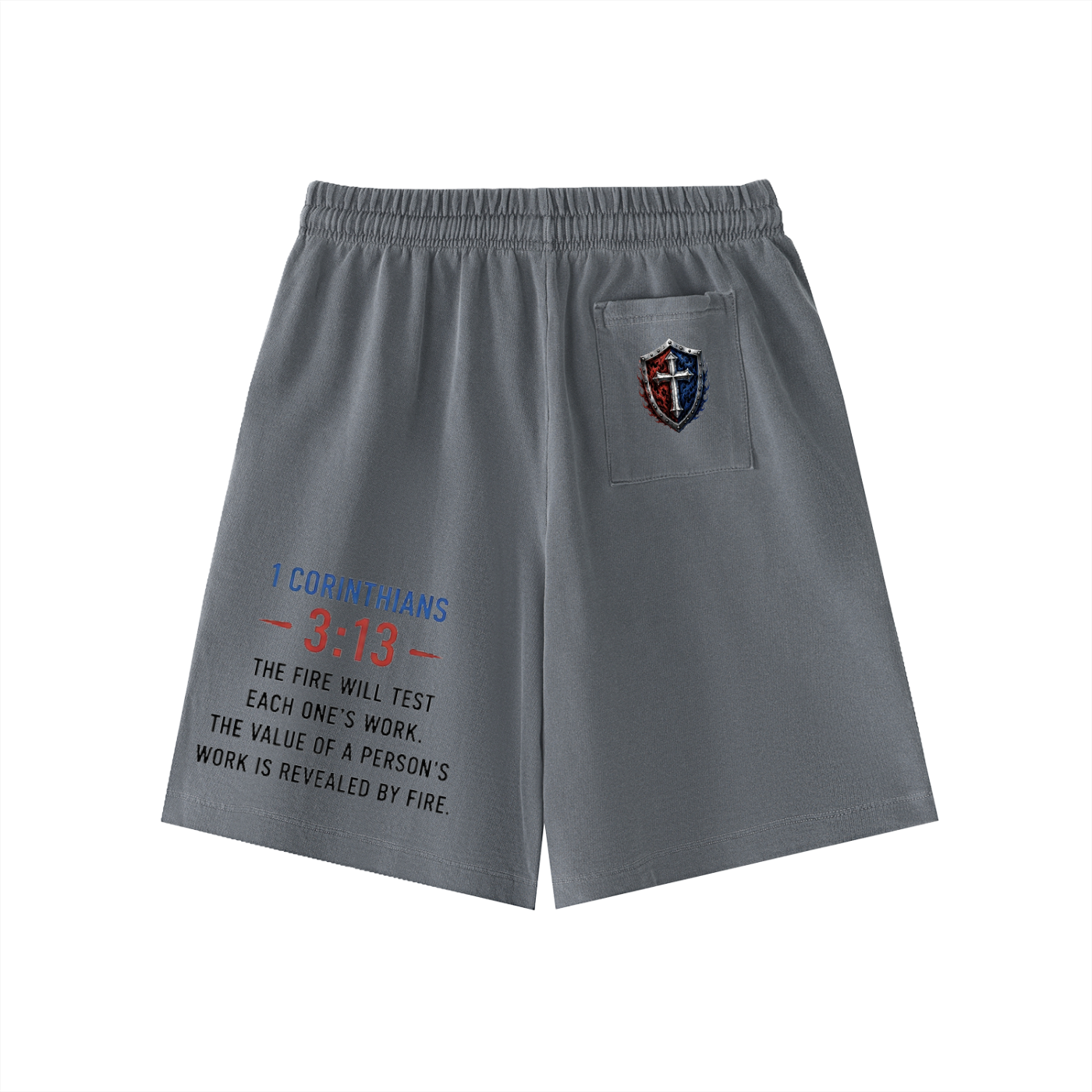Vintage Wash Cotton Shorts by ODMPOD